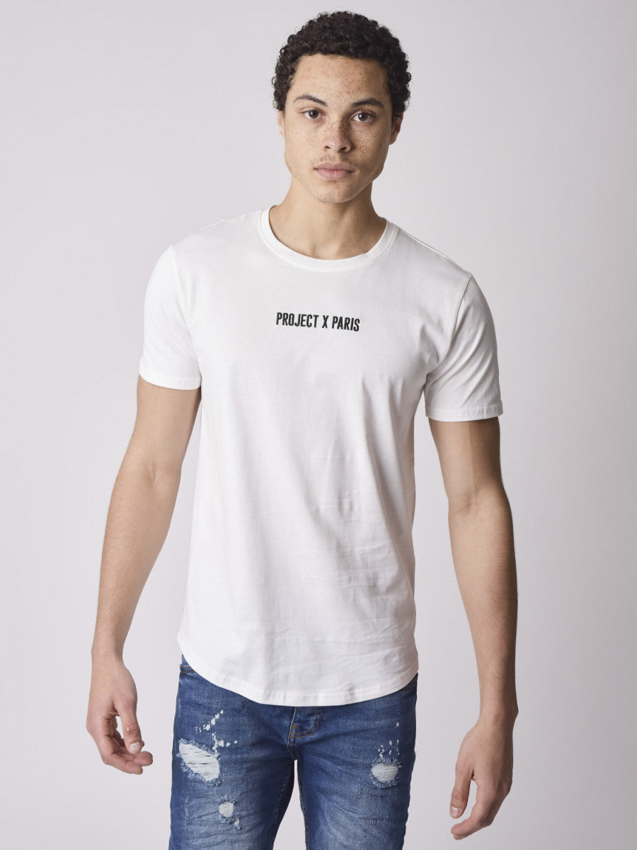Project X Paris - T-shirt basic logo broderie Blanc - Stayin