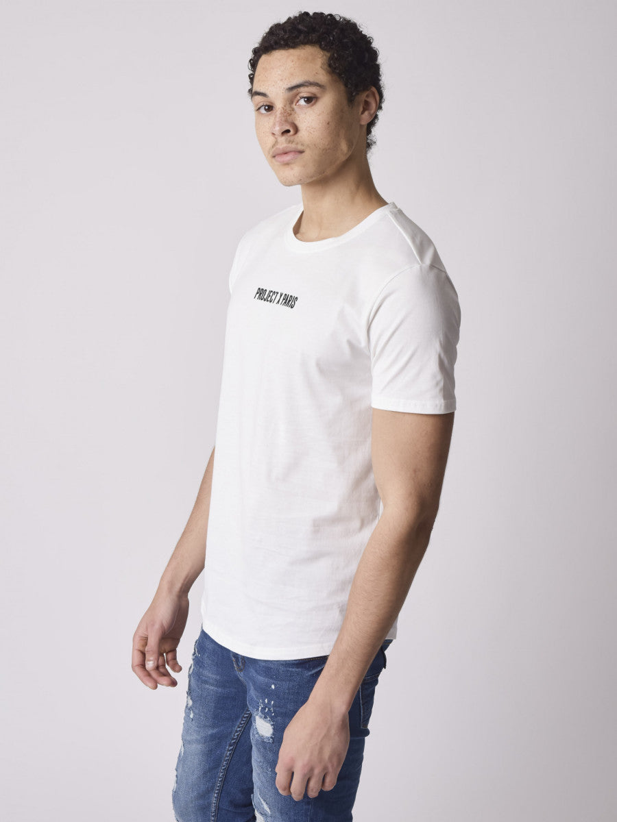 Project X Paris - T-shirt basic logo broderie Blanc - Stayin