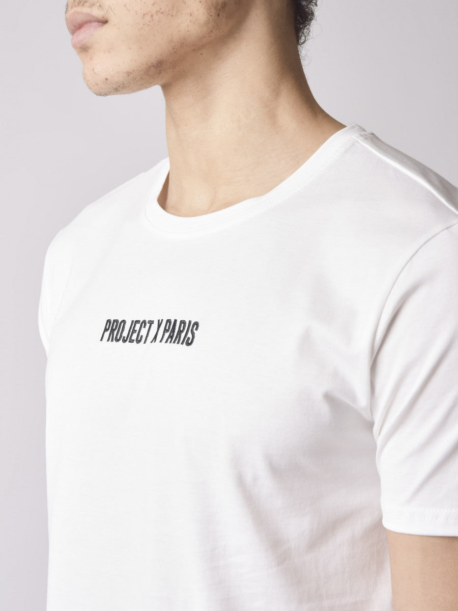 Project X Paris - T-shirt basic logo broderie Blanc - Stayin